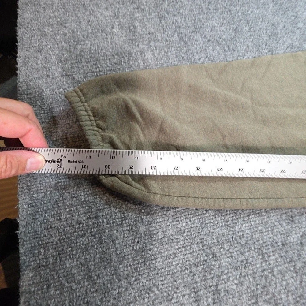 Starter Sweatpants Mens Medium Green Fleece Elastic Waist Jogger Lounge Pants